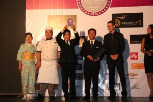 Kohaku team receive award from Mr Andreas (Owner of MYANMORE)