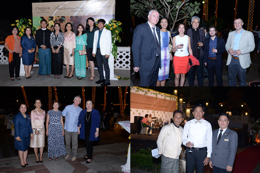 Chatrium Hotel Royal Lake yangon Myanmar New Year Celebration and Annual Thank You Party
