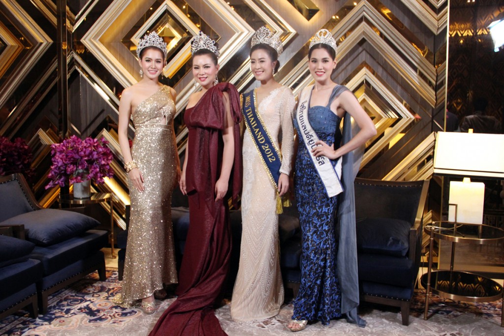 Miss Thailand with Crown in ShaeKuthoe VIP Lounge (1)